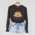Bookmarks Are For Quitters Reading Books Book Reader Raglan Sleeve Sweatshirt Dark Grey Heather