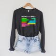 Books Of Bible Periodic Table Seminary Pastor Appreciation Raglan Sleeve Sweatshirt Dark Grey Heather
