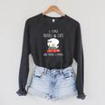 I Like Books Cats And Maybe 3 People Books & Cats Performance Raglan Sleeve Sweatshirt Dark Grey Heather
