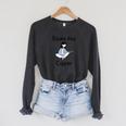 Books And Coffee Girl Raglan Sleeve Sweatshirt Dark Grey Heather