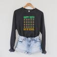 Books School Teacher Student Happy 100th Day Of School Raglan Sleeve Sweatshirt Dark Grey Heather Books School Teacher Student Happy 100th Day Of School Raglan Sleeve Sweatshirt Dark Grey Heather