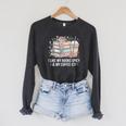I Like My Books Spicy & My Coffee Icy Lover Bookworm Raglan Sleeve Sweatshirt Dark Grey Heather