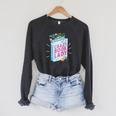 Bookworm Avid Reader Book Reading Nerd Crazy Book Lady Raglan Baseball Tee Raglan Sleeve Sweatshirt Dark Grey Heather
