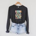 Bruh It's A Good-Day To Read A Book Reading Bookish Bookworm Raglan Sleeve Sweatshirt Dark Grey Heather