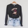 Chapter 48 48th Birthday Women Book Lovers Its My Birthday Raglan Sleeve Sweatshirt Dark Grey Heather