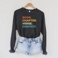 Christian Bible Study Book Chapter Verse Context Scripture Premium Tri-Blend Raglan Sleeve Sweatshirt Dark Grey Heather Christian Bible Study Book Chapter Verse Context Scripture Premium Tri-Blend Raglan Sleeve Sweatshirt Dark Grey Heather