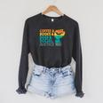 Coffee Books Dogs And Social Justice Human Rights Equality Raglan Sleeve Sweatshirt Dark Grey Heather