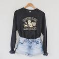 Coffee Cats And Book Reader Book Lovers Librarian Bookworm Raglan Sleeve Sweatshirt Dark Grey Heather