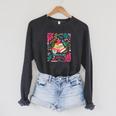 Color Our World Summer Reading 2025 Boho Wildflower Book Raglan Sleeve Sweatshirt Dark Grey Heather Color Our World Summer Reading 2025 Boho Wildflower Book Raglan Sleeve Sweatshirt Dark Grey Heather