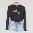 Comic Book POW Shirt BOOM Retro Superhero Costume Raglan Sleeve Sweatshirt Dark Grey Heather Comic Book POW Shirt BOOM Retro Superhero Costume Raglan Sleeve Sweatshirt Dark Grey Heather