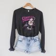 Cookie & Cream Ice Cream Butcher And Bird Book Lover Raglan Sleeve Sweatshirt Dark Grey Heather Cookie & Cream Ice Cream Butcher And Bird Book Lover Raglan Sleeve Sweatshirt Dark Grey Heather