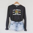 Cool Library Art For Men Women Bookworm Librarian Book Lover Raglan Sleeve Sweatshirt Dark Grey Heather Cool Library Art For Men Women Bookworm Librarian Book Lover Raglan Sleeve Sweatshirt Dark Grey Heather