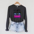 Cool Lift So I Can Carry More Books Reader Workout Saying Raglan Sleeve Sweatshirt Dark Grey Heather