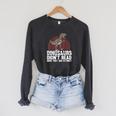 Cool Reading Teacher For Men Women Read Books Dinosaur Book Raglan Sleeve Sweatshirt Dark Grey Heather