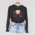 Cute Book Super Hero Reading Superhero Raglan Sleeve Sweatshirt Dark Grey Heather