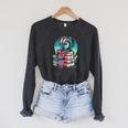 Cute Dragon Books Flower Bookworm Book Lover Raglan Sleeve Sweatshirt Dark Grey Heather Cute Dragon Books Flower Bookworm Book Lover Raglan Sleeve Sweatshirt Dark Grey Heather