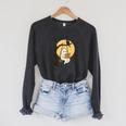 Cute Ghost Reading Halloween Book Lovers Librarians Teachers Raglan Sleeve Sweatshirt Dark Grey Heather