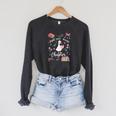 Cute Just One More Chapter Silly Goose Book Club Raglan Sleeve Sweatshirt Dark Grey Heather Cute Just One More Chapter Silly Goose Book Club Raglan Sleeve Sweatshirt Dark Grey Heather