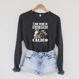 Cute Read Books Calico Cat Lover For Men Women Girls Kids Raglan Sleeve Sweatshirt Dark Grey Heather