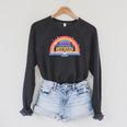Cute Reading Book Lover Support Your Local Library Rainbow Raglan Sleeve Sweatshirt Dark Grey Heather Cute Reading Book Lover Support Your Local Library Rainbow Raglan Sleeve Sweatshirt Dark Grey Heather
