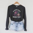 Dark Romance Book Lovers Quote Favorite Color Morally Grey Raglan Sleeve Sweatshirt Dark Grey Heather