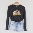 Dark Romance Girly Book Raglan Sleeve Sweatshirt Dark Grey Heather
