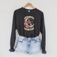 Dark Romance Read Books Be Kind Stay Weird Reading Skeleton Raglan Sleeve Sweatshirt Dark Grey Heather