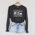A Day Without Books Book Lovers Quote T-Shirt Raglan Sleeve Sweatshirt Dark Grey Heather