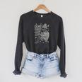 Dead Tired Book Club Skeleton Raglan Sleeve Sweatshirt Dark Grey Heather Dead Tired Book Club Skeleton Raglan Sleeve Sweatshirt Dark Grey Heather