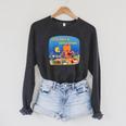Dive Into a Good Book Reading Pun Raglan Sleeve Sweatshirt Dark Grey Heather