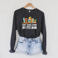 Don't Judge A Book By Its Ban Raglan Sleeve Sweatshirt Dark Grey Heather