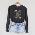 Dramatic Book Lover Quote Raglan Sleeve Sweatshirt Dark Grey Heather