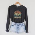 Easily Distracted By Books & Dragons Bookworm Reading Raglan Sleeve Sweatshirt Dark Grey Heather Easily Distracted By Books & Dragons Bookworm Reading Raglan Sleeve Sweatshirt Dark Grey Heather