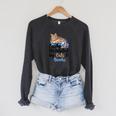 Easily Distracted By Cats And Books For Cat Lovers Men Women Kids Raglan Sleeve Sweatshirt Dark Grey Heather