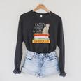 Easily Distracted Cats And Books Cat Lovers For Men Women Kids Raglan Sleeve Sweatshirt Dark Grey Heather Easily Distracted Cats And Books Cat Lovers For Men Women Kids Raglan Sleeve Sweatshirt Dark Grey Heather
