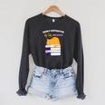 Easily Distracted Cats And Books Cute Cat Book Lover Raglan Sleeve Sweatshirt Dark Grey Heather