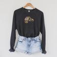 Easily Distracted By Chameleons And Books Raglan Sleeve Sweatshirt Dark Grey Heather