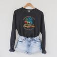 Easily Distracted By Dragons And Books Nerd Dragon Raglan Sleeve Sweatshirt Dark Grey Heather
