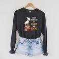 Easily Distracted By Goats And Books Goats And Book Reading Raglan Sleeve Sweatshirt Dark Grey Heather