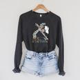 Easily Distracted By Tango And Books Dance Bookworm Reading Raglan Sleeve Sweatshirt Dark Grey Heather