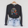 Education Is Freedom Girl Magic Books Hair Raglan Sleeve Sweatshirt Dark Grey Heather Education Is Freedom Girl Magic Books Hair Raglan Sleeve Sweatshirt Dark Grey Heather
