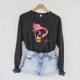 Eric Carle 10 Little Rubber Ducks Flamingo Children's Book Raglan Sleeve Sweatshirt Dark Grey Heather Eric Carle 10 Little Rubber Ducks Flamingo Children's Book Raglan Sleeve Sweatshirt Dark Grey Heather