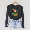 Eric Carle Let Kindness Bloom Flowers And Caterpillar Book Raglan Sleeve Sweatshirt Dark Grey Heather