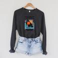 Everything Will Be Just Fine Cats Books And Wine Raglan Sleeve Sweatshirt Dark Grey Heather