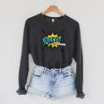 Faith Is My Superpower Fun Comic Book Christian Premium Tri-Blend Raglan Sleeve Sweatshirt Dark Grey Heather Faith Is My Superpower Fun Comic Book Christian Premium Tri-Blend Raglan Sleeve Sweatshirt Dark Grey Heather