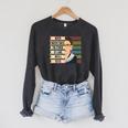 Feminist Ruth Bader Ginsburg RBG Quote Girl With Book Women Premium Tri-Blend Raglan Sleeve Sweatshirt Dark Grey Heather
