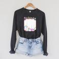 First Day Of School 2021 Guest Book Unicorn Unicon Raglan Sleeve Sweatshirt Dark Grey Heather
