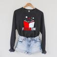 Freadom I Read Banned Books Banned Books Week Librarian Raglan Sleeve Sweatshirt Dark Grey Heather Freadom I Read Banned Books Banned Books Week Librarian Raglan Sleeve Sweatshirt Dark Grey Heather