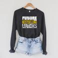 Future Bestselling Author Book Club Writer Books Raglan Sleeve Sweatshirt Dark Grey Heather Future Bestselling Author Book Club Writer Books Raglan Sleeve Sweatshirt Dark Grey Heather