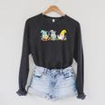 Gnomes Reading Books Teacher Easter Day Eggs Book Lovers Raglan Sleeve Sweatshirt Dark Grey Heather Gnomes Reading Books Teacher Easter Day Eggs Book Lovers Raglan Sleeve Sweatshirt Dark Grey Heather